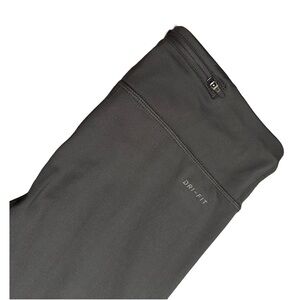 Nike Dri Fit Grey Cropped Capri Leggings Size Small